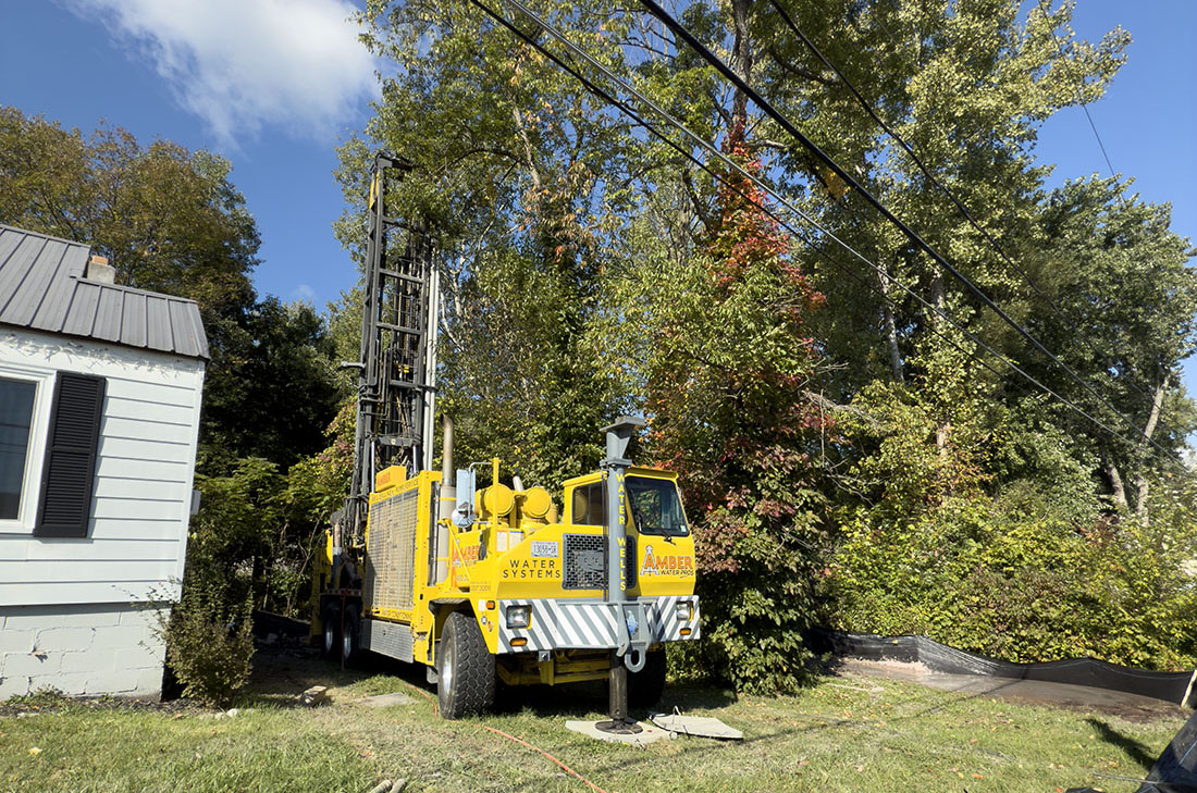 An image of one of Amber Water Pros's residential wells machine used for our water well service in Upstate NY & NE PA.