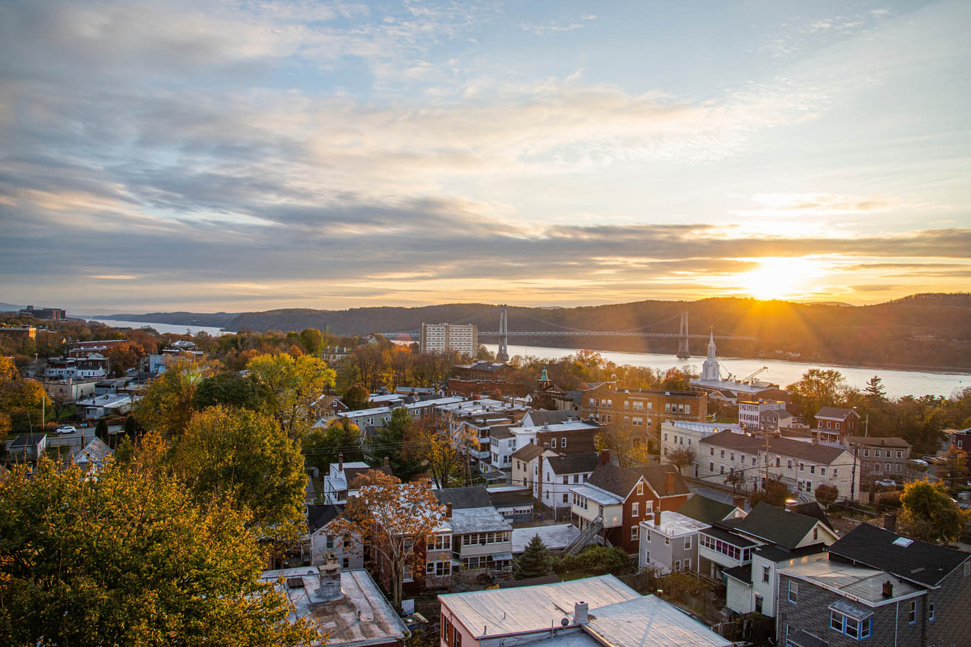 A zoomed out shot of a neighborhood - if you are in need of an exterminator, contact Hello Pest!